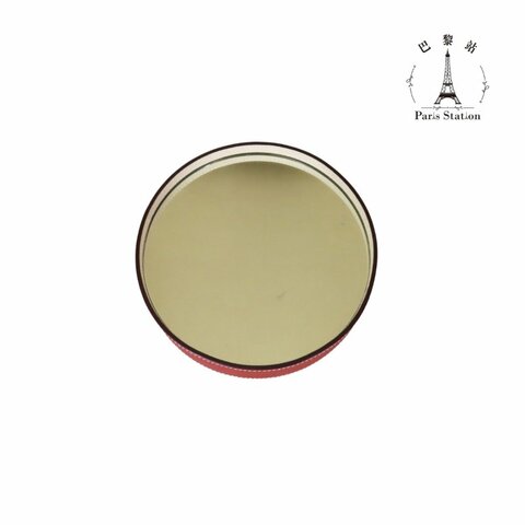 【巴黎站二手名牌專賣店】＊現貨＊HERMES 愛馬仕 真品＊Circé 系列皮革梧桐木桌鏡
