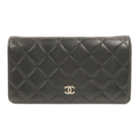 CHANEL 羊皮皮革Long Wallet長錢包