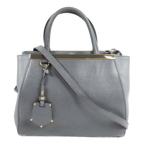 FENDI 牛皮皮革2 Jours Bag Small手挽肩背兩用袋