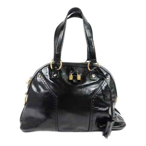 YVES SAINT LAURENT 漆皮皮革Muse Bag手挽袋