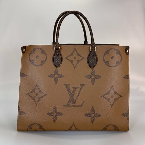 LV M44576 拚色ONTHEGO GM 托特包