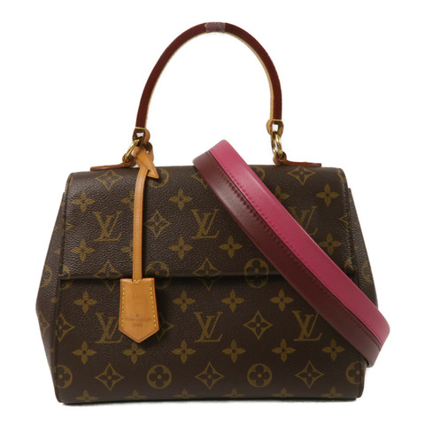 LOUIS VUITTON Monogram Cluny BB手挽肩背兩用袋