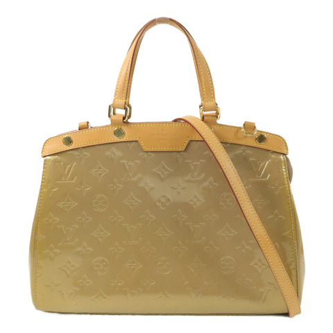LOUIS VUITTON Monogram Vernis Brea MM手挽肩背兩用袋