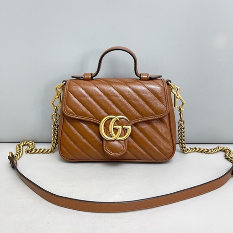 99新🌟#Gucci #馬蒙焦糖色 #郵差包