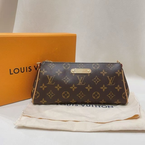 Lv路易威登Pochette Eva老花鏈條包單肩包