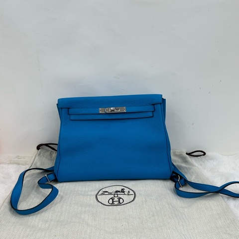 Hermes 愛馬仕 Kelly ado皇家藍銀扣 Y刻