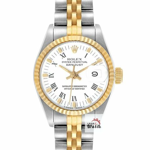 【大眾名錶】ROLEX 勞力士69173 Datejust 蠔式女錶 台灣公司貨 白色羅馬面盤 大眾名錶B1486