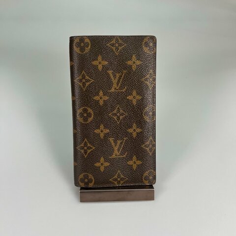 LV M60252  老花V領對開長夾