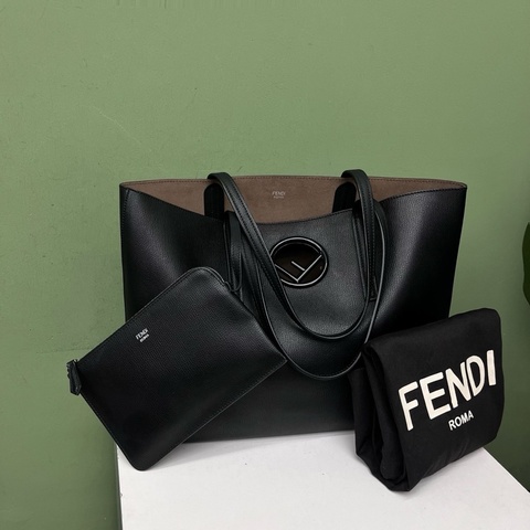 Fendi芬迪黑色子母托特包