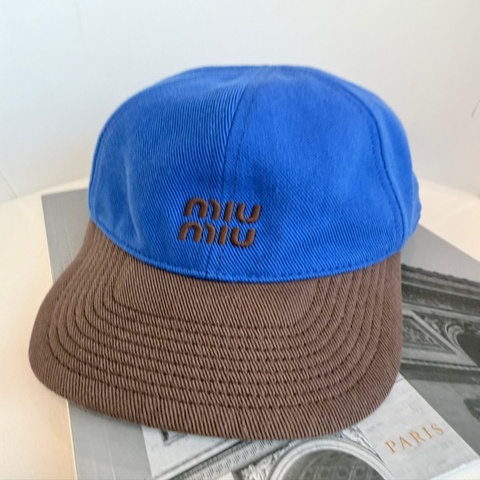 MIU MIU✨拼色卡車司機帽鴨舌帽棒球帽 #M