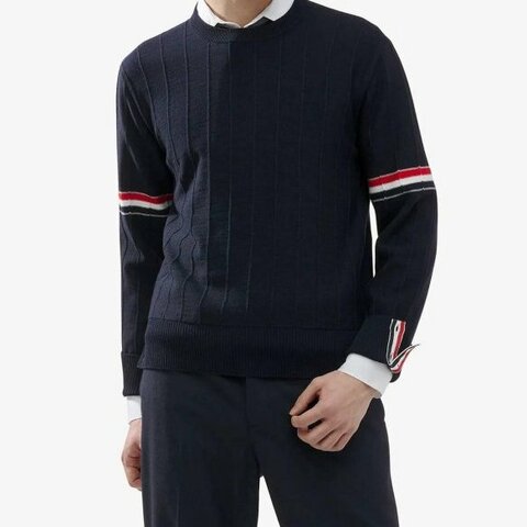 💎Han's house精品服飾💎 TB Thom Browne 100%初剪羊毛 毛衣 針織衫 現貨 4號 原價52900