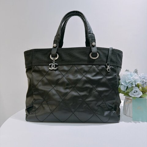 TW4935 Chanel 愛馬仕 托特包 Biarritz Tote Bag MM Canvas