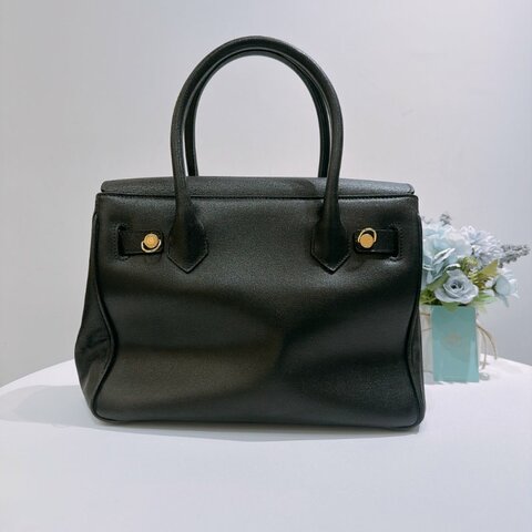 TW4934 Fendi 芬迪 手拎包 黑色 Peekaboo Laether Black x GHW