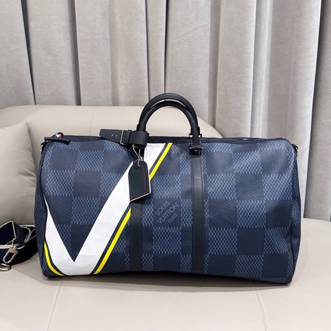 Louis Vuitton 路易威登keepall55美洲杯限量旅行袋 配件:肩帶掛牌