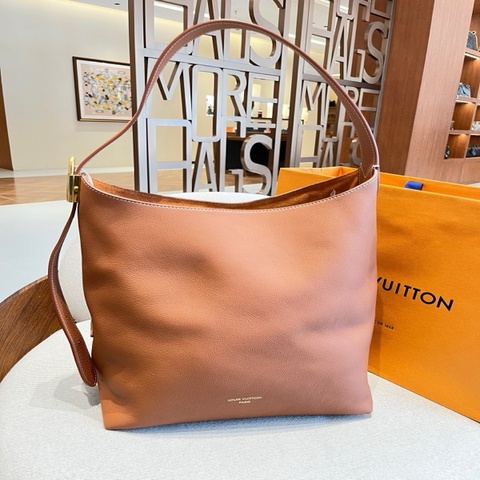 Louis Vuitton 棕色low key hobo單肩腋下包 芯片款 附件/子袋
