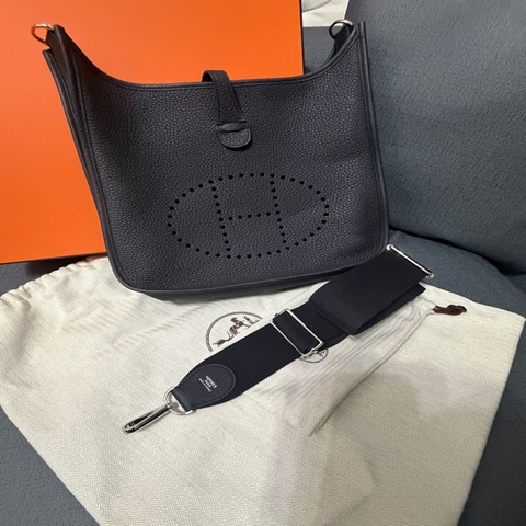 Hermes 愛馬仕 Evelyn 29 黑色熱門金剛色 全新