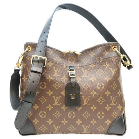路易威登 M45352 Monogram Odeon NM 女士單肩包，棕色，金色五金