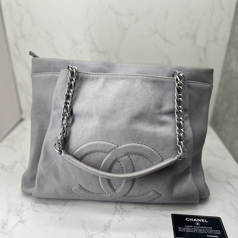 香緹國際精品 CHANEL 灰色 Tote bag 1176