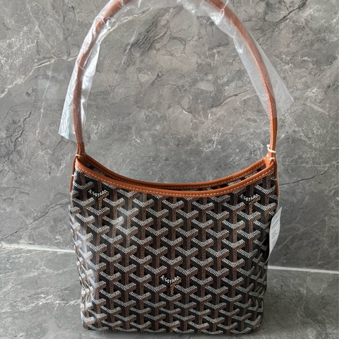 戈雅Goyard mini 迷你hobo 黑棕色