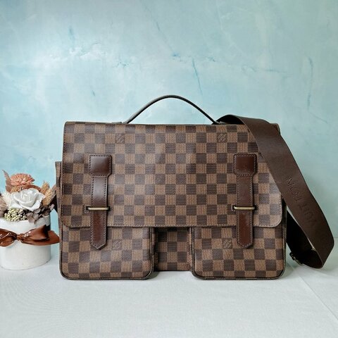 LV Broadway棋盤斜背包