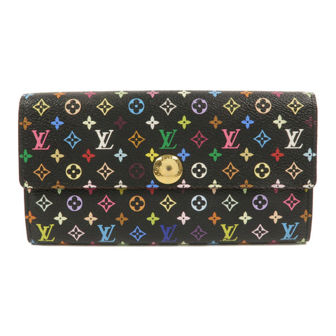 LOUIS VUITTON Monogram Multicolore Portefeuille Sarah Wallet長錢包