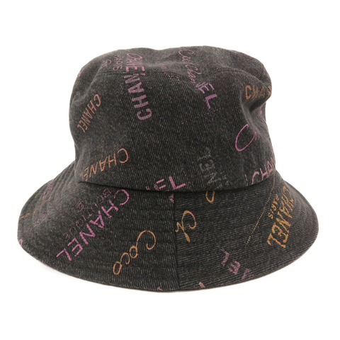 CHANEL 牛仔布Bucket Hat帽子
