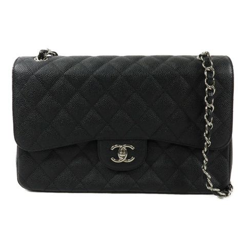 CHANEL 牛皮皮革Large Classic鏈帶肩背袋