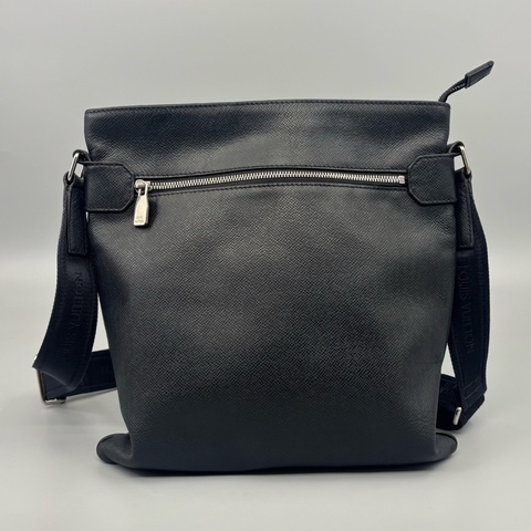 Louis Vuitton 路易威登 深藍色全皮男款斜挎包 尺寸31*32