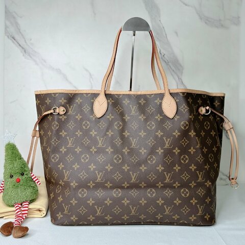 LV Neverfull GM帆布托特包
