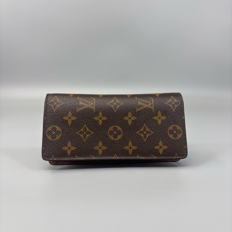 Louis Vuitton 路易威登 老花長款對折錢包 尺寸19*9