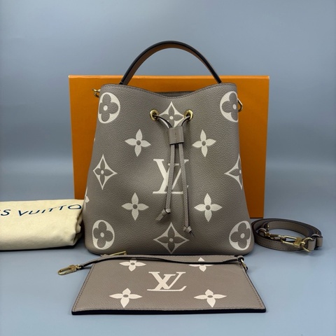Louis Vuitton 路易威登 大象灰Neonoe水桶包 尺寸26*26 純芯片
