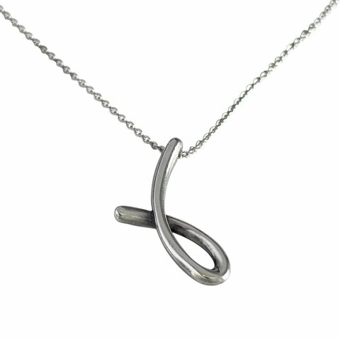 TIFFANY & CO. Elsa Peretti 純銀 頸鏈