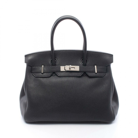 愛馬仕 Birkin 30 手提包，Togo 皮革，黑色，二手女款
