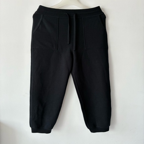 LV 黑色內滿版logo羊毛長褲👖xs