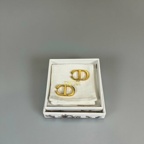 DIOR 30 金CD蒙田耳環