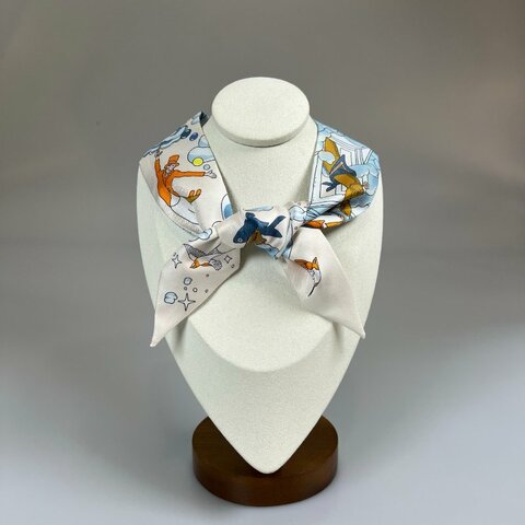 HERMES 海洋遊樂園TWILLY 絲巾