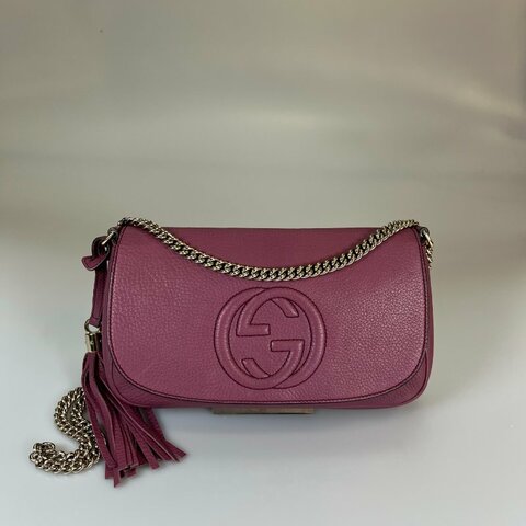 GUCCI 336752 紫色流蘇包