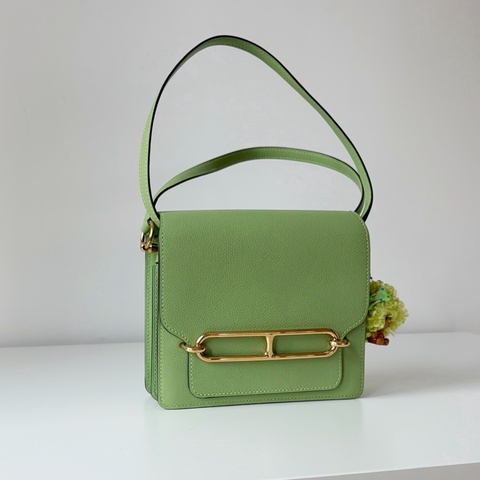 Hermes 愛馬仕 豬鼻子mini roulis19 3i牛油果綠🥑🥑🥑金扣