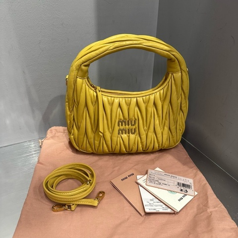 Miu Miu Wander 小號 日光黃 ｜Classic Trend CT精品｜台北東區實體