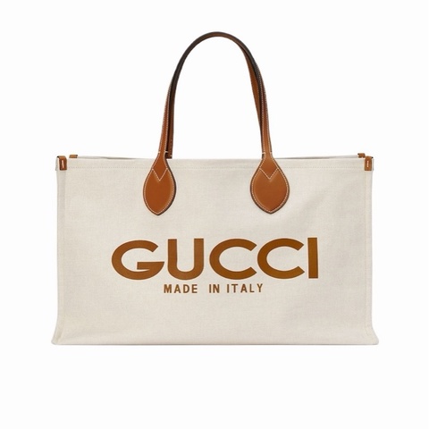 Gucci 女士 印花托特包均碼碼45.5cm*20cm*32cm