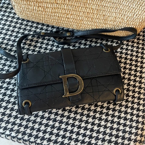 【最便宜的戴妃😍精緻小包✨】Dior 中古Vintage小羊皮 戴妃 Woc包
