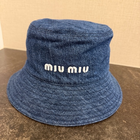 MIU MIU 牛仔漁夫帽M碼