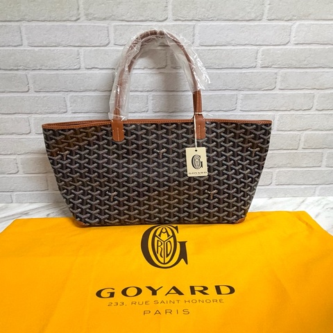 Goyard ARTOIS PM tote 拉鏈款托特包 小號 黑棕