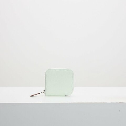 二手Hermès 絲巾零錢包/氣泡綠