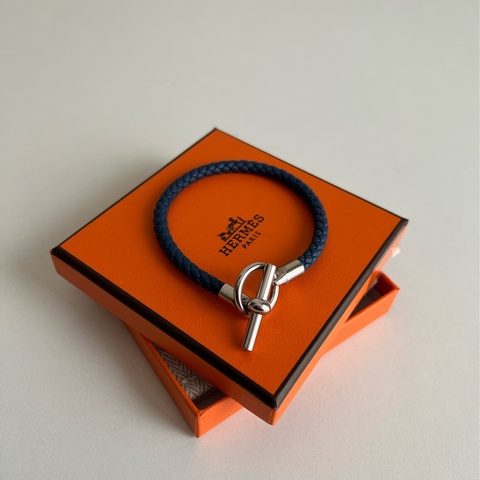 Hermes Glenan H Jean深藍色手環