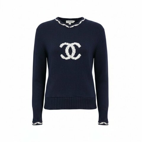 不議價 【9.5新 二手】  Chanel  羊絨毛衣