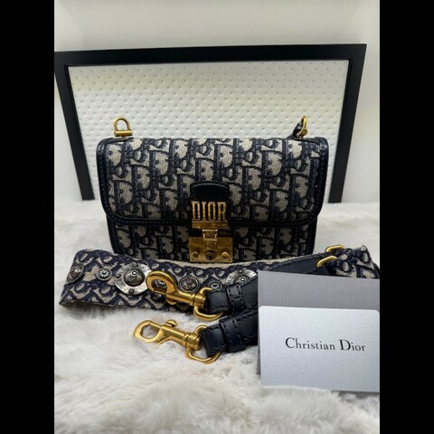 Dior/迪奧 addict老花小號郵差包