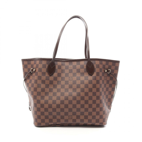 路易威登 Neverfull MM 手提單肩包 N51105 Damier 皮革 Ebene 二手