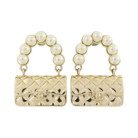 CHANEL PVC/金屬Earrings耳環