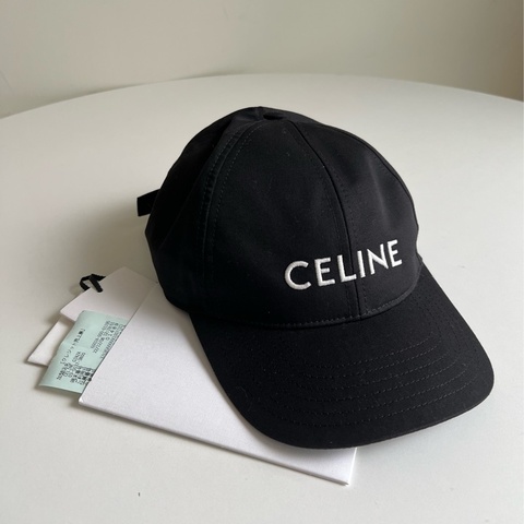 Celine黑色棒球帽 尺寸M